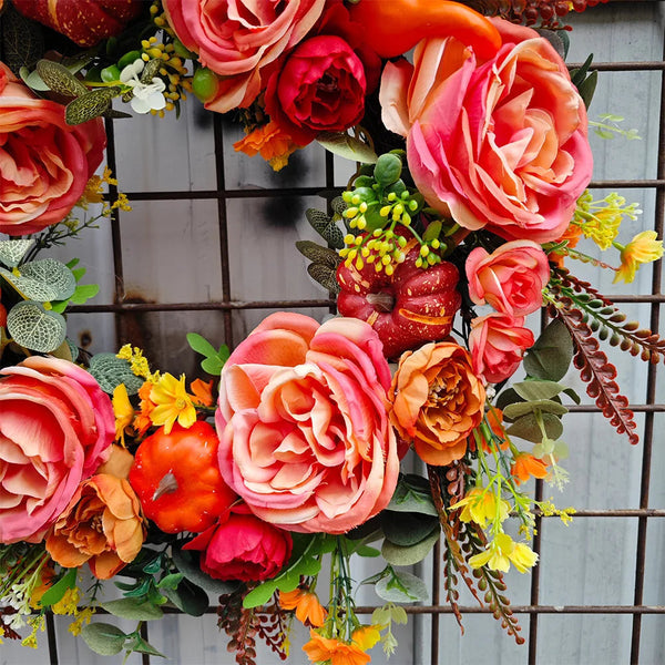 EverNest - Künstlicher Blumenkranz Einzigartige Außendekoration Karnz