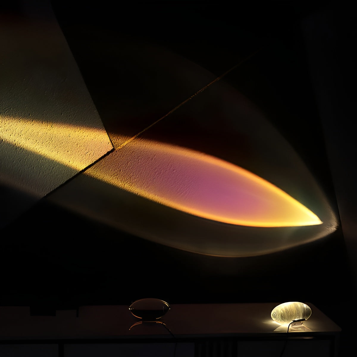 Rechteckige TaKarnze-Lampe – Modernes Design | Warmes Ambientelicht für Wohn- und Schlafzimmer