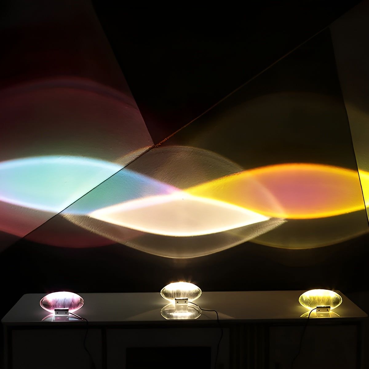 Rechteckige TaKarnze-Lampe – Modernes Design | Warmes Ambientelicht für Wohn- und Schlafzimmer