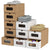 Aufbewahrungsboxen Pappe mit Sichtfenster & Schublade 10er Set | Karnz
