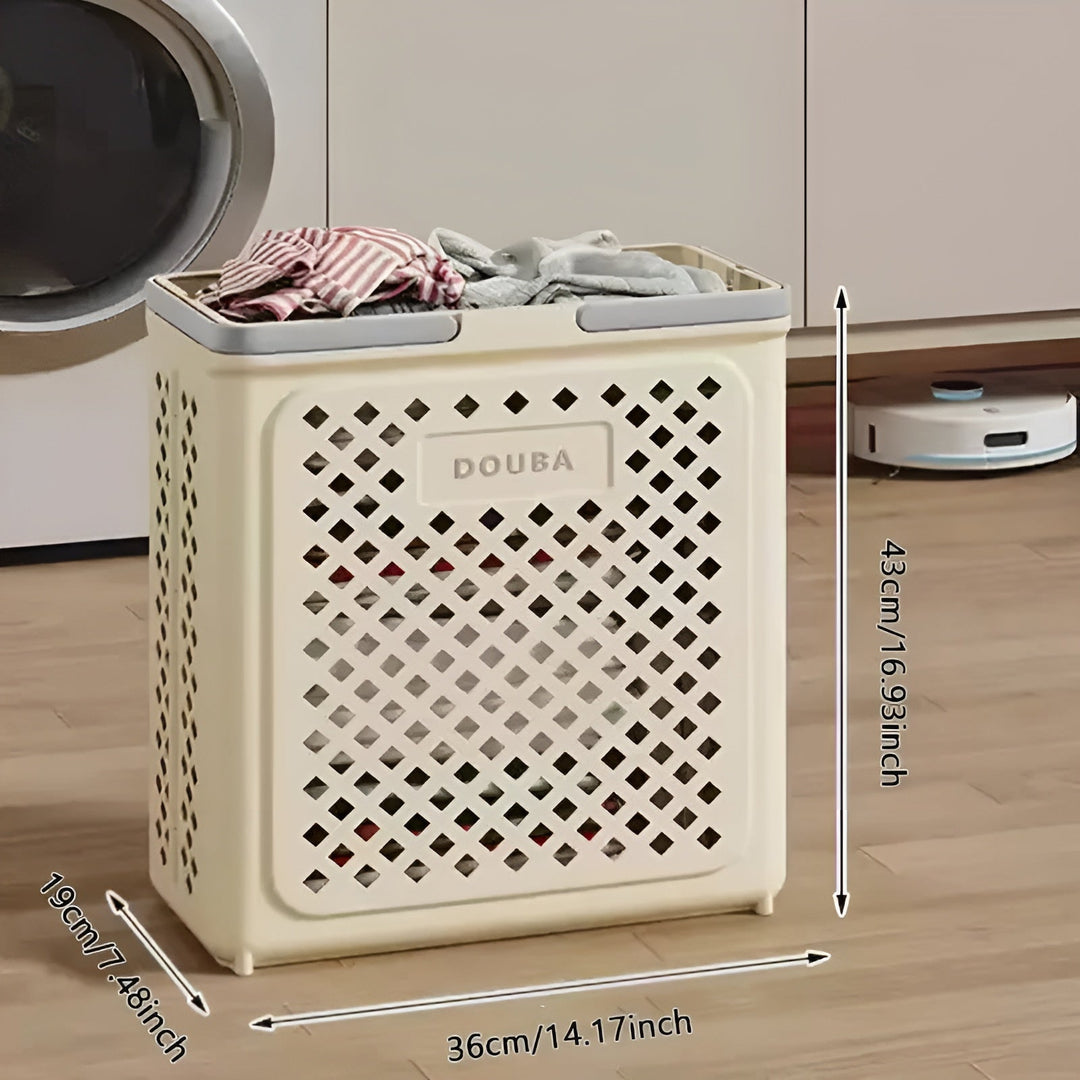 FoldaKarnze Wäschekorb mit Rollen – Platzsparend & Praktisch | Ideal für Bad & Schlafzimmer