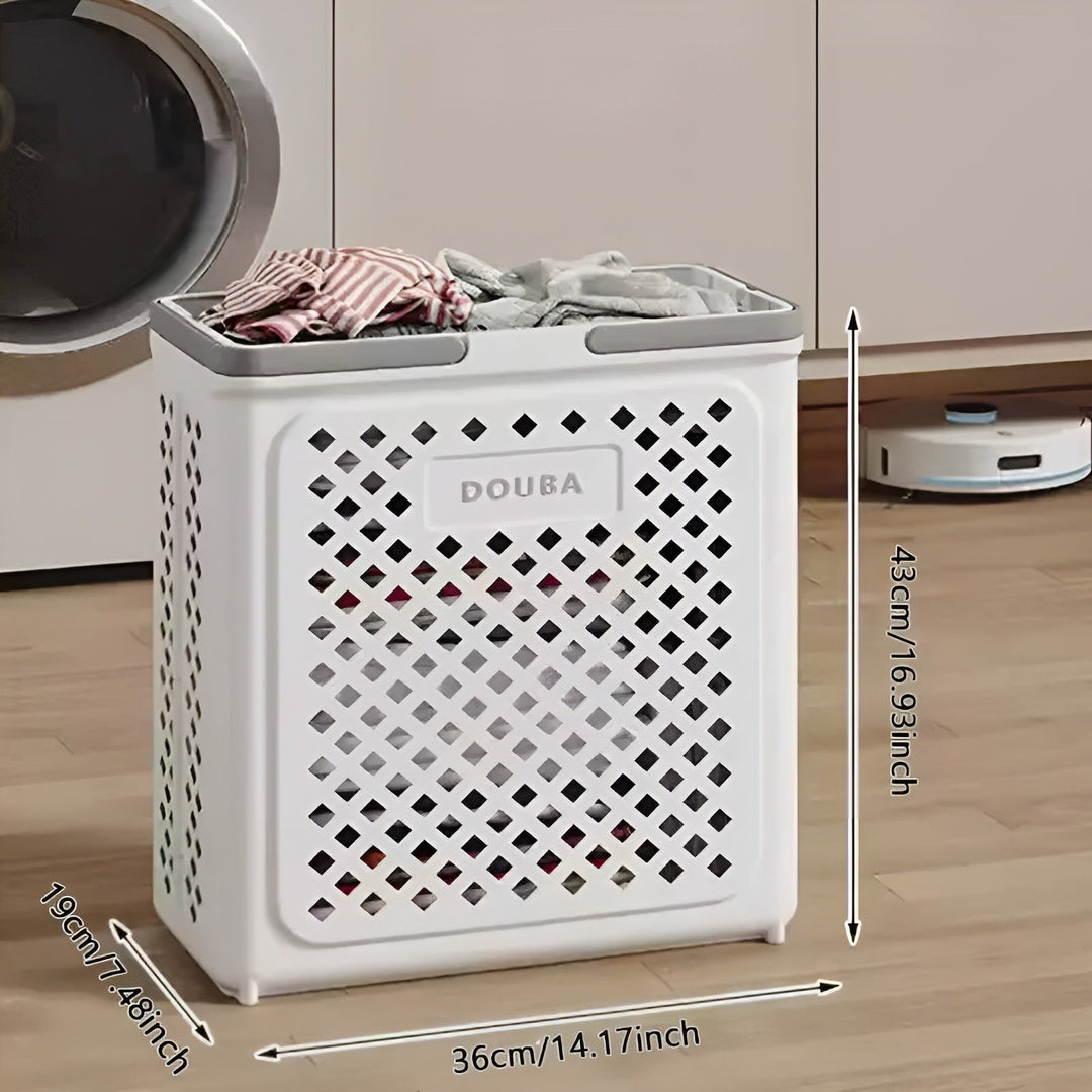 FoldaKarnze Wäschekorb mit Rollen – Platzsparend & Praktisch | Ideal für Bad & Schlafzimmer