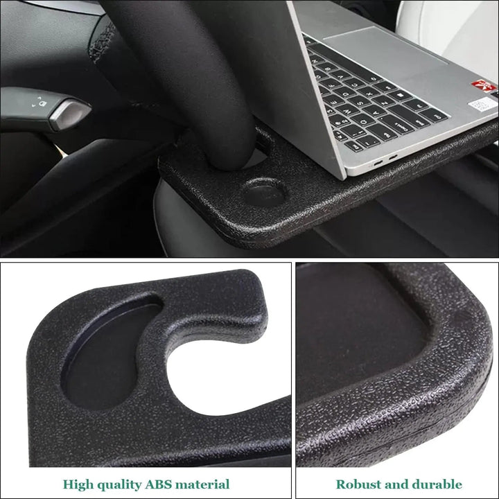 Auto Esstisch & Laptop Halter – Direkt am Lenkrad montierbar