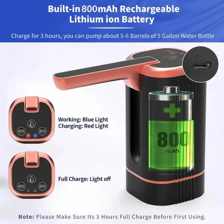 Automatische Wasserflaschenpumpe – Hygienisch, Leicht & Batteriebetrieben