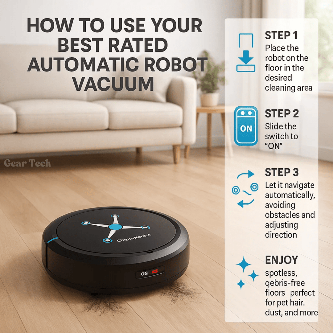 Automatischer Saugroboter mit intelligenter Navigations- und Wischfunktion