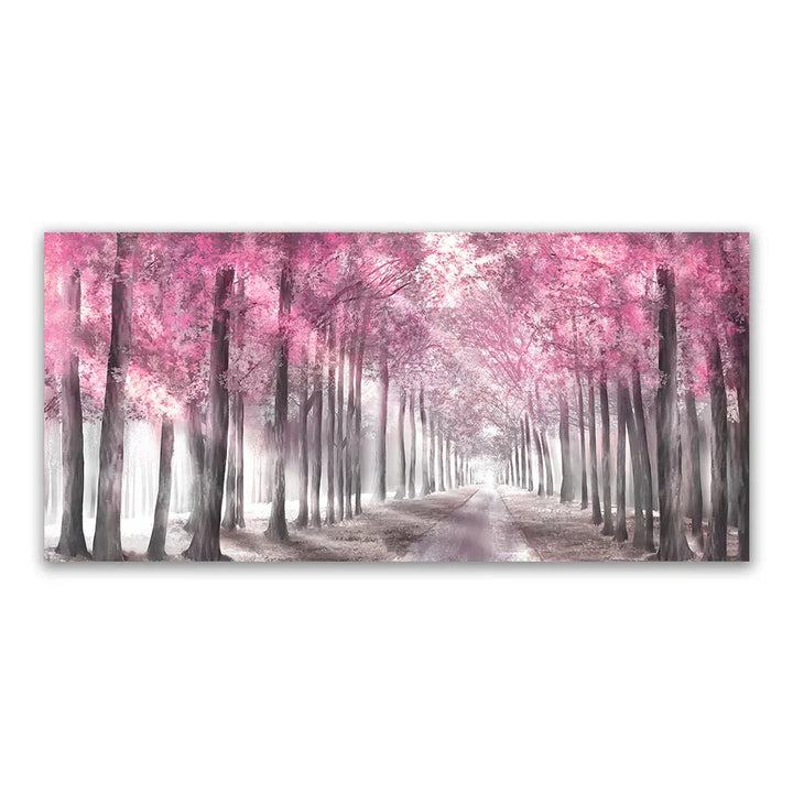 Herbstsonnenwald Wandkunst Fine Art Leinwanddruck Natürliches Landschaftsbild Für Wohnzimmer Esszimmer Skandinavische Wohnkultur