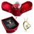 Karnz | Ewige Rosenbox "Für Meine Liebe" Mit Diamant-Herz-Halskette