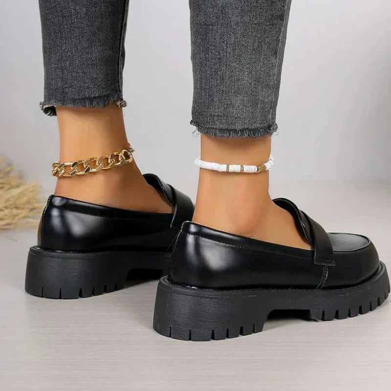 Karnz Damen Chunky Plattform Slipper