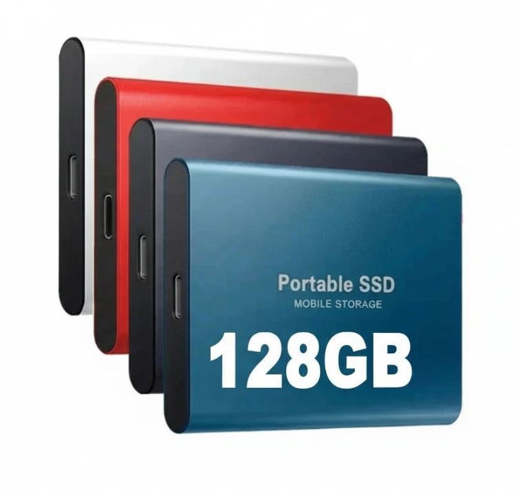 Karnz | Externe SSD Festplatte Aluminium Tragbarer Speicher 128GB