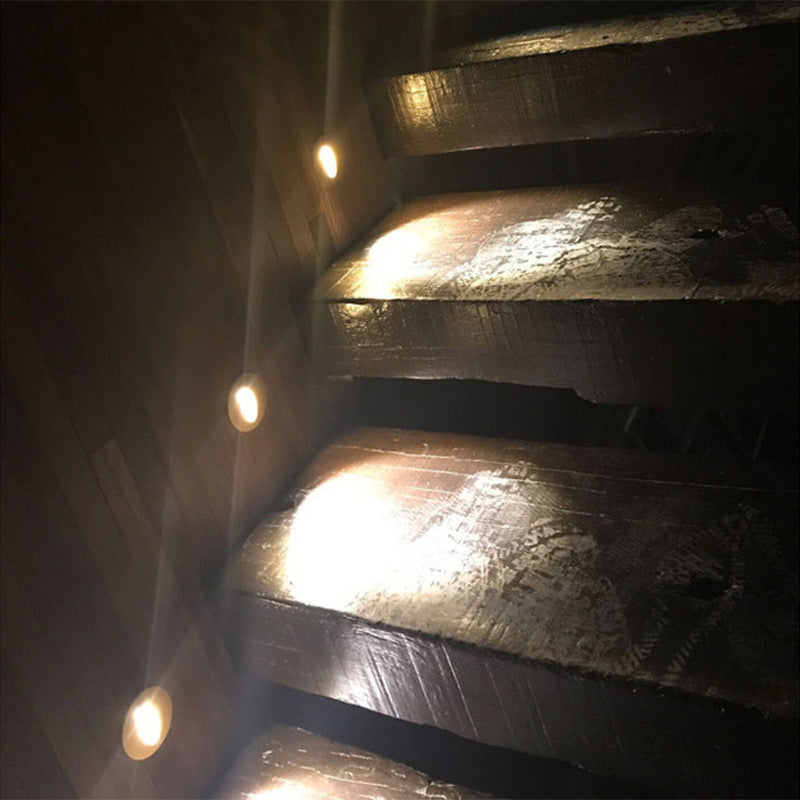 Runde quadratische wasserdichte LED-Wandleuchte aus Aluminium für Flure