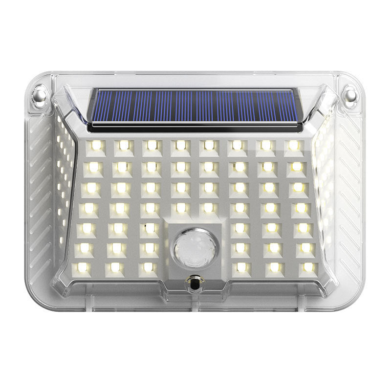Moderne Einfachheit Solar Wasserdicht Dreieck Silikon ABS PC LED Außen Wand Leuchte Lampe Für Außenpatio | Karnz