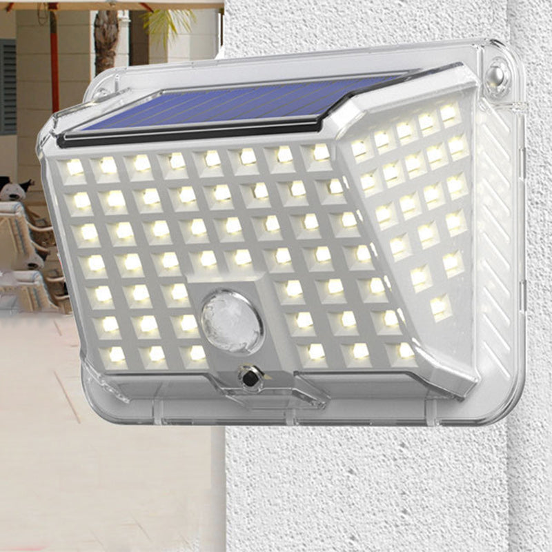Moderne Einfachheit Solar Wasserdicht Dreieck Silikon ABS PC LED Außen Wand Leuchte Lampe Für Außenpatio | Karnz