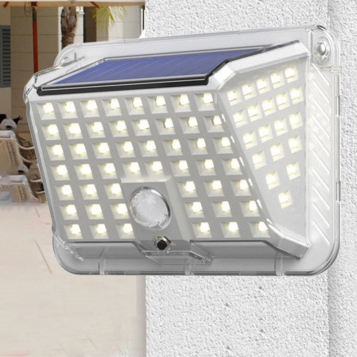 Moderne Einfachheit Solar Wasserdicht Dreieck Silikon ABS PC LED Außen Wand Leuchte Lampe Für Außenpatio | Karnz