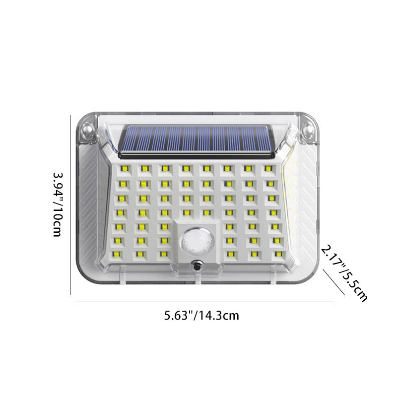 Moderne Einfachheit Solar Wasserdicht Dreieck Silikon ABS PC LED Außen Wand Leuchte Lampe Für Außenpatio | Karnz