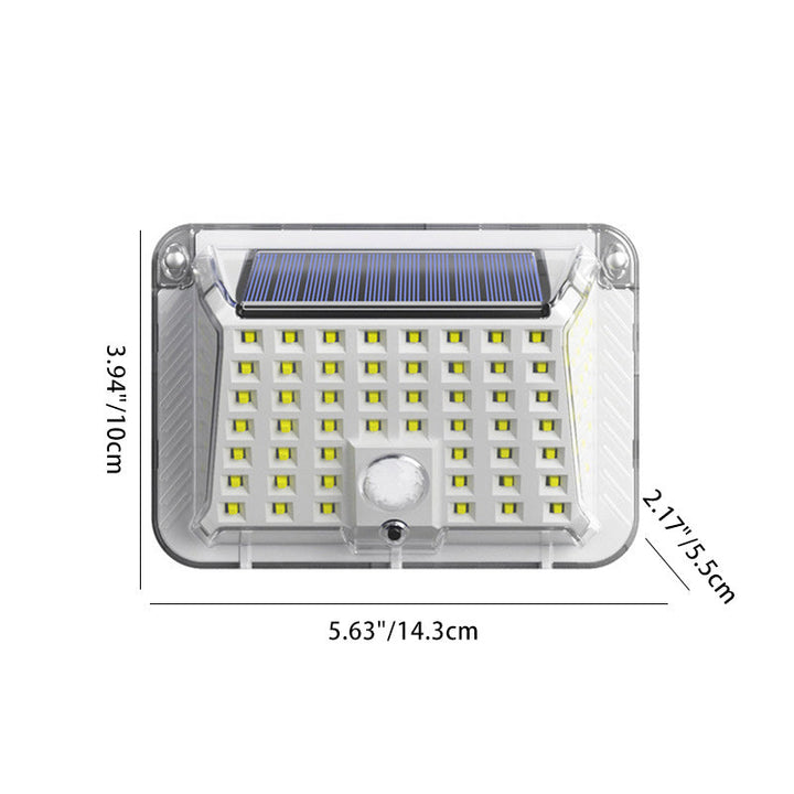 Moderne Einfachheit Solar Wasserdicht Dreieck Silikon ABS PC LED Außen Wand Leuchte Lampe Für Außenpatio | Karnz