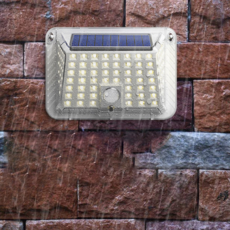 Moderne Einfachheit Solar Wasserdicht Dreieck Silikon ABS PC LED Außen Wand Leuchte Lampe Für Außenpatio | Karnz