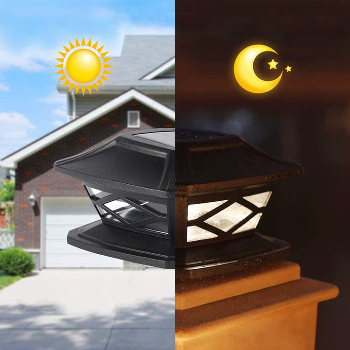 Moderne Einfachheit Solar wasserdicht Hausform PE Silikon LED Außenlicht für Außenpatio | Karnz