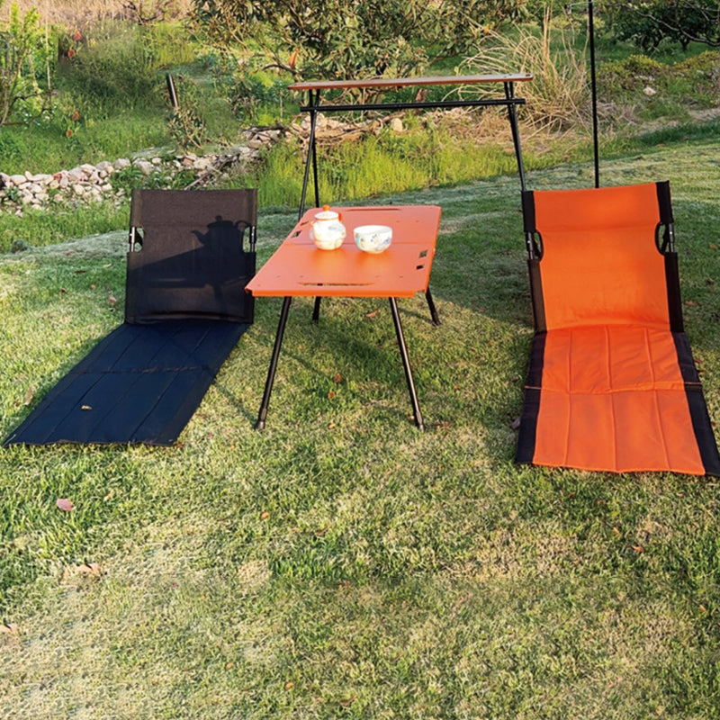 Moderne Einfachheit Oxford-Stoff Aluminium rechteckiger faltbarer Camping-Rücksitz für den Außenbereich | Karnz
