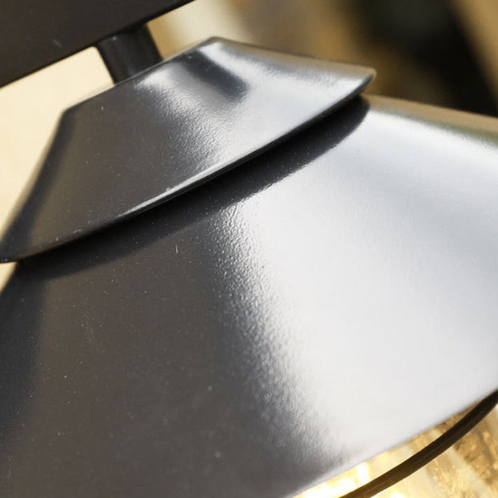 Zeitgenössische industrielle Eisen- & Glass eingekäfigte Zylinder 1-Licht Wandleuchte Lampe für Außenpatio | Karnz