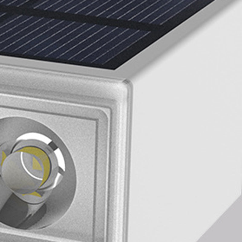 Modern Minimalist Solar Waterproof ABS PC Rectangular LED Außenstufenlicht Ideal Für Garten Und Außenpatio | Karnz