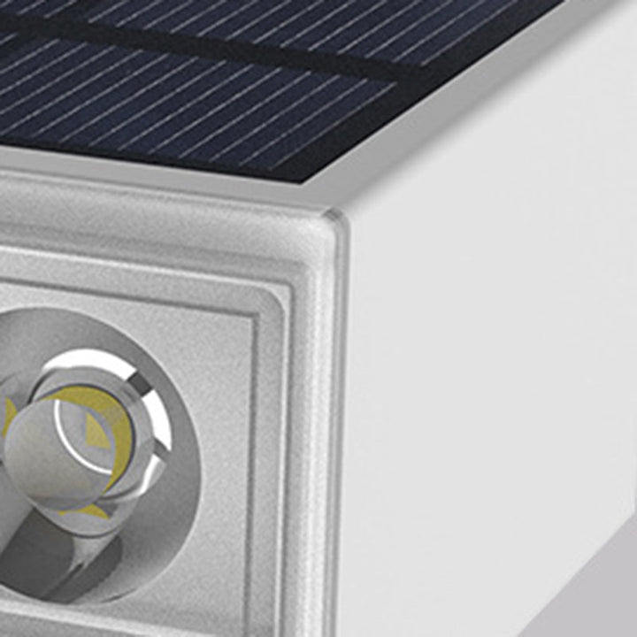 Modern Minimalist Solar Waterproof ABS PC Rectangular LED Außenstufenlicht Ideal Für Garten Und Außenpatio | Karnz