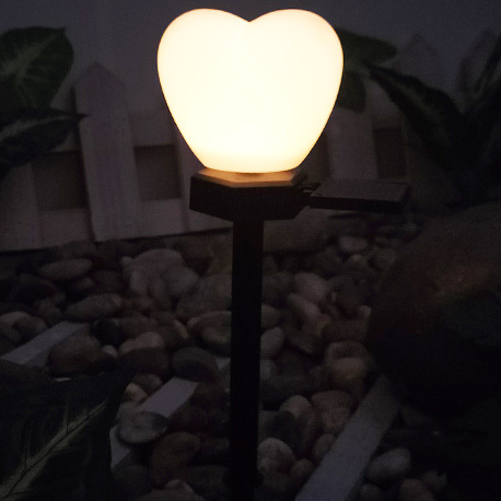 Moderne Art Deco Solar Wasserdicht ABS Kunststoff & Nano Herzförmige Dekorative LED Außenleuchte Landschaftsbeleuchtung Für Garten & Außenpatio | Karnz