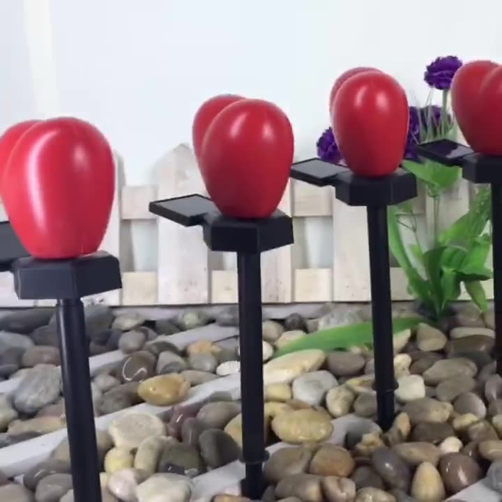 Moderne Art Deco Solar Wasserdicht ABS Kunststoff & Nano Herzförmige Dekorative LED Außenleuchte Landschaftsbeleuchtung Für Garten & Außenpatio | Karnz