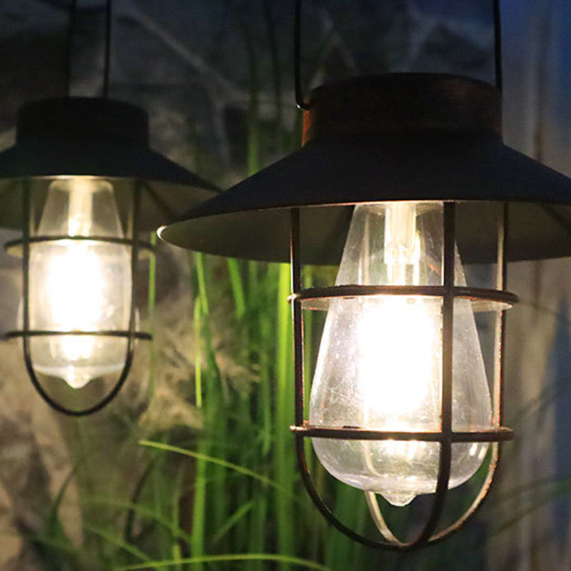 Moderner Minimalistischer Solar Zylinder Hohlraum Eisen Kunststoff LED Außenleuchte Für Garten | Karnz