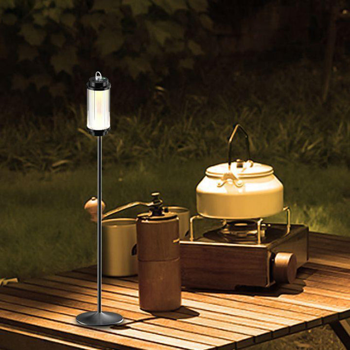Moderne Minimalistische Tragbare Zylinder Metall ABS USB LED Außenleuchte Für Garten | Karnz