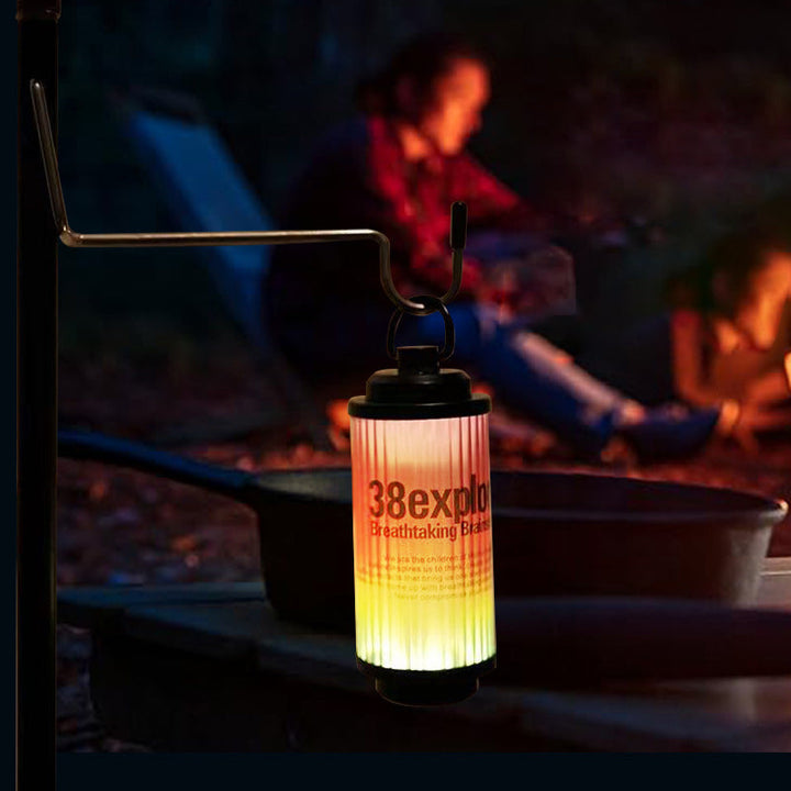 Moderne Minimalistische Tragbare Zylinder Metall ABS USB LED Außenleuchte Für Garten | Karnz