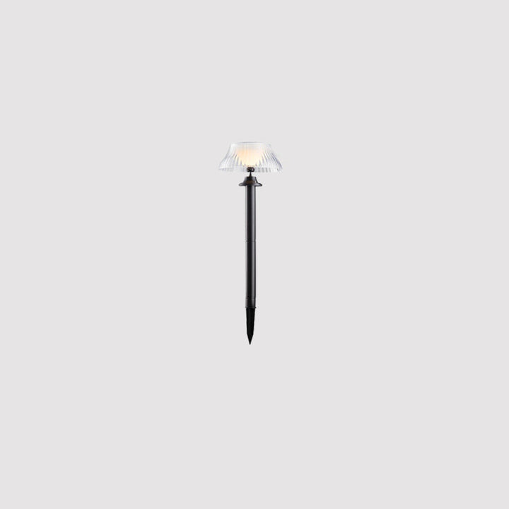 Modern Minimalist Runde Halbkugel Lange Stange Eisen ABS LED Erdstecker Außenlicht Für Garten | Karnz