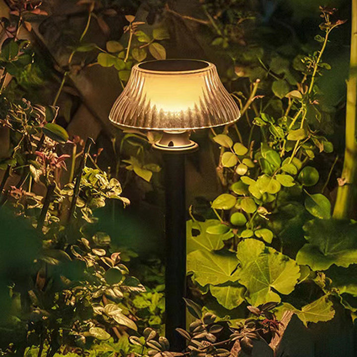 Modern Minimalist Runde Halbkugel Lange Stange Eisen ABS LED Erdstecker Außenlicht Für Garten | Karnz