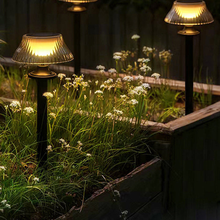 Modern Minimalist Runde Halbkugel Lange Stange Eisen ABS LED Erdstecker Außenlicht Für Garten | Karnz