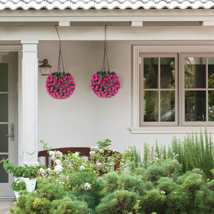 Moderne Art Deco Runde Blumenstrauß Kunststoff LED Außenbeleuchtung für Garten | Karnz