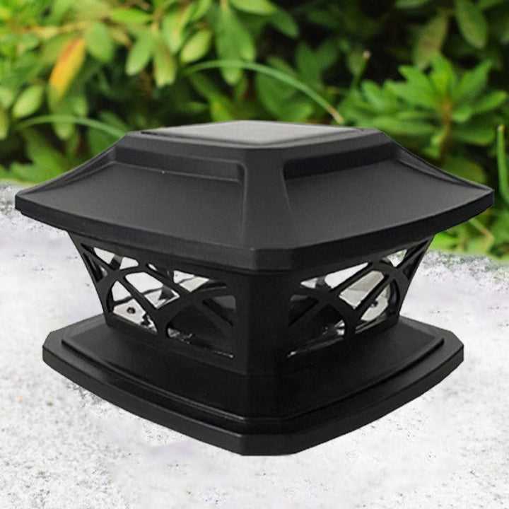 Moderne Einfachheit Quadratisch Kunststoff LED Postkopf Licht Außenlicht Für Garten | Karnz