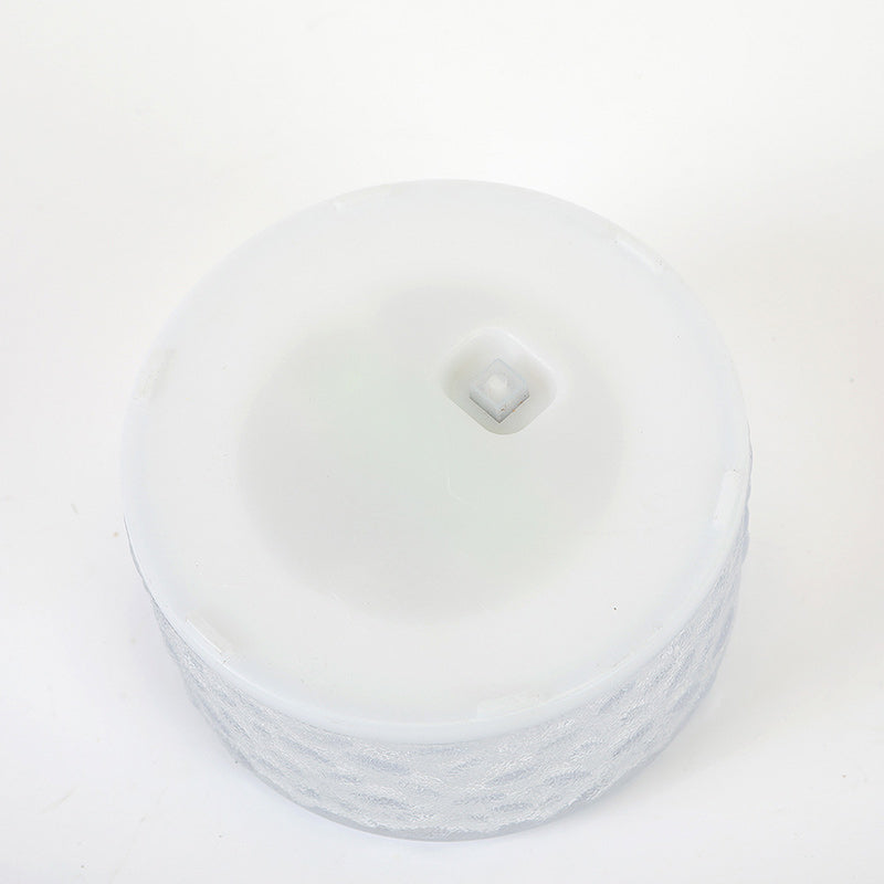 Moderne Minimalistische Solar Runde Eis Ziegel Form Acryl LED Außenbeleuchtung Für Garten | Karnz