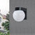 Wasserdichte, kugelförmige Wandleuchte aus Polycarbonat-Acryl mit einem Licht für die Terrasse