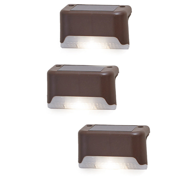 Modern Minimalist Solar Waterproof Rechteckige Plastik LED Außenleuchte Für Garten | Karnz