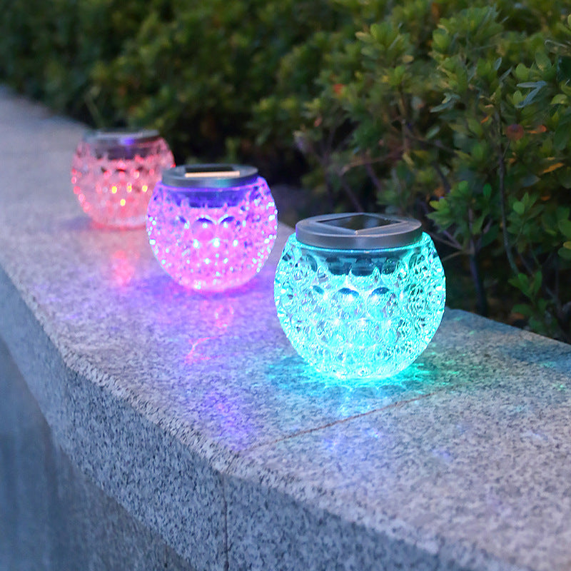 Moderne Art Deco Solar Glass Jar Voller Sterne ABS Edelstahl LED Außenlichter Für Garten | Karnz