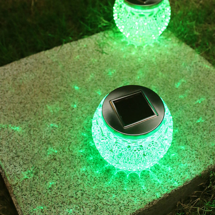 Moderne Art Deco Solar Glass Jar Voller Sterne ABS Edelstahl LED Außenlichter Für Garten | Karnz