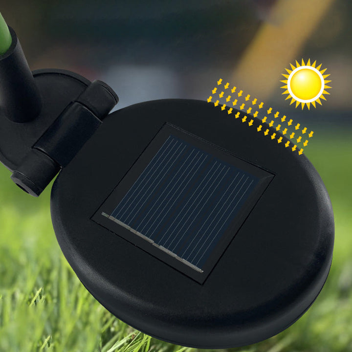 Zeitgenössische kreative Solar-Wasserdichte Kunst-Tulpen Edelstahl ABS Stoff LED Erdstecker Rasen Landschaft Lampe für Außenpatio | Karnz