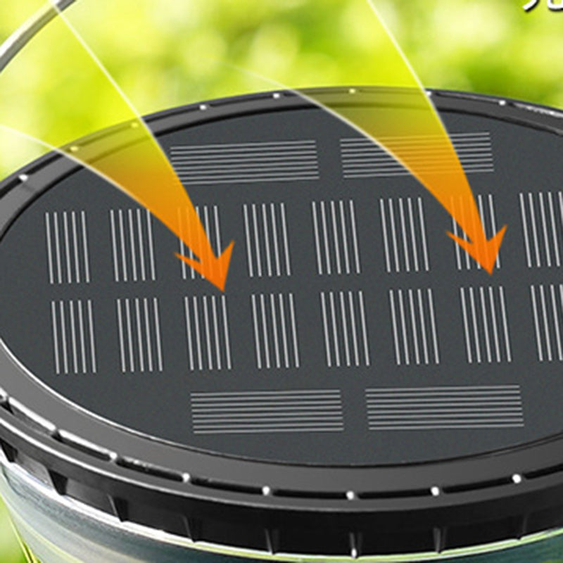 Modern Minimalist Solar Waterproof Cone Filigree PC ABS LED Pendelleuchte Für Garten | Karnz