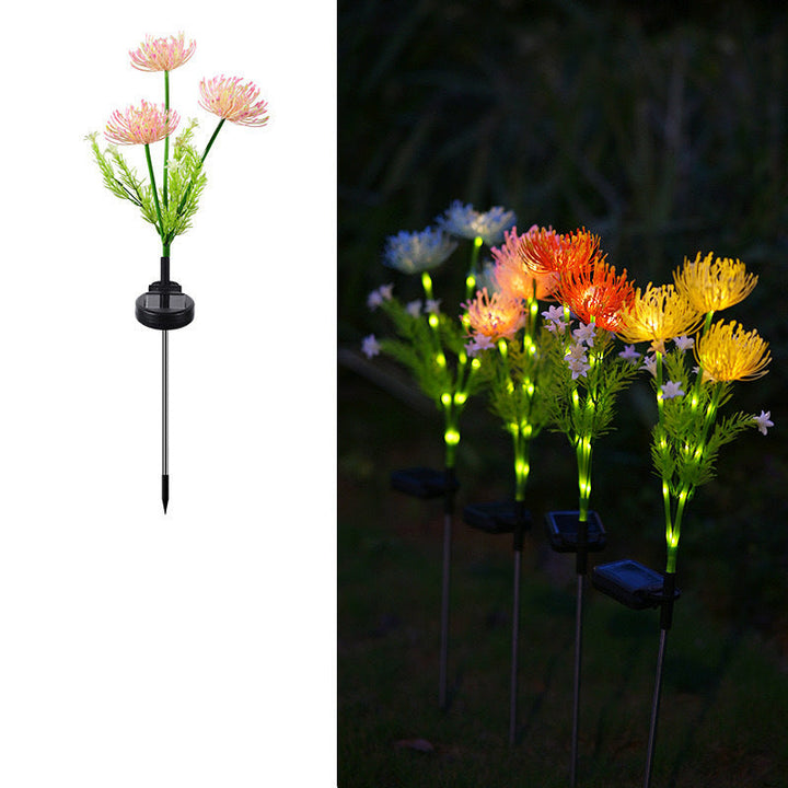 Modern Minimalist Solar Waterproof Simulation Petals Blade ABS Edelstahl LED Bodenstecker Landschaftslampe Für Garten | Karnz