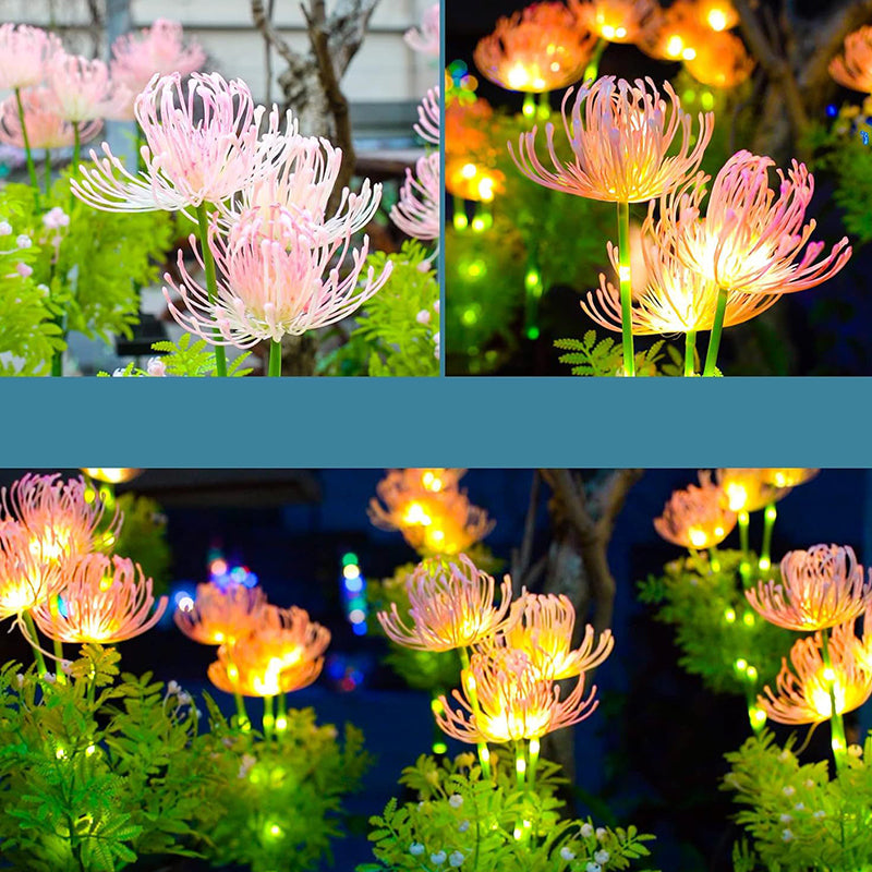 Modern Minimalist Solar Waterproof Simulation Petals Blade ABS Edelstahl LED Bodenstecker Landschaftslampe Für Garten | Karnz