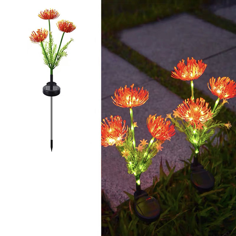 Modern Minimalist Solar Waterproof Simulation Petals Blade ABS Edelstahl LED Bodenstecker Landschaftslampe Für Garten | Karnz