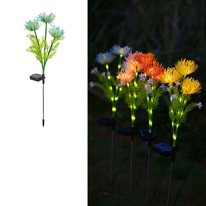 Modern Minimalist Solar Waterproof Simulation Petals Blade ABS Edelstahl LED Bodenstecker Landschaftslampe Für Garten | Karnz
