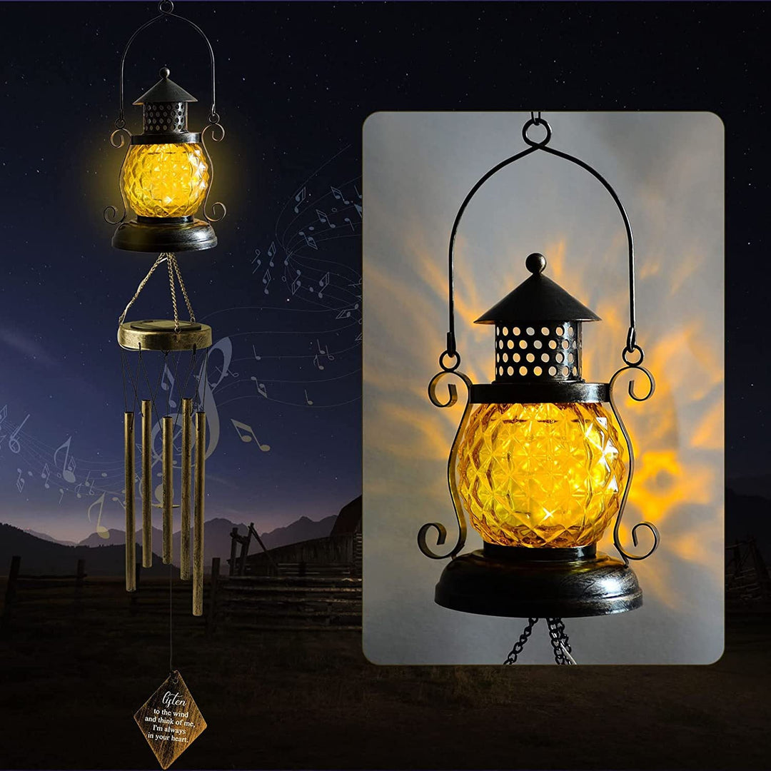 Zeitgenössische skandinavische Solar wasserdichte ovale Scheibe Dreieck Windspiel Eisen Glas Kunststoff LED Außenlicht für Außenpatio | Karnz