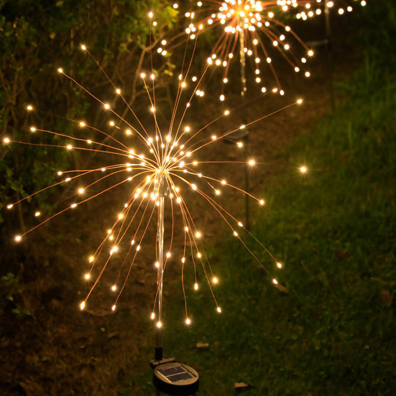 Solarbetriebene LED-Gartenleuchte aus Edelstahl, wasserdicht, für Terrasse und Garten