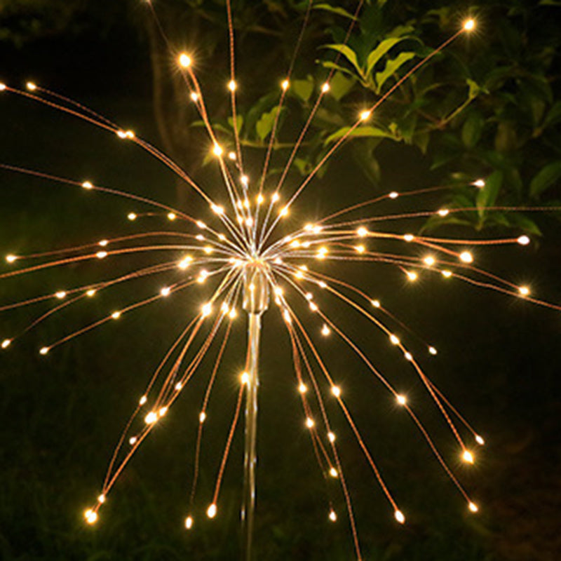 Solarbetriebene LED-Gartenleuchte aus Edelstahl, wasserdicht, für Terrasse und Garten