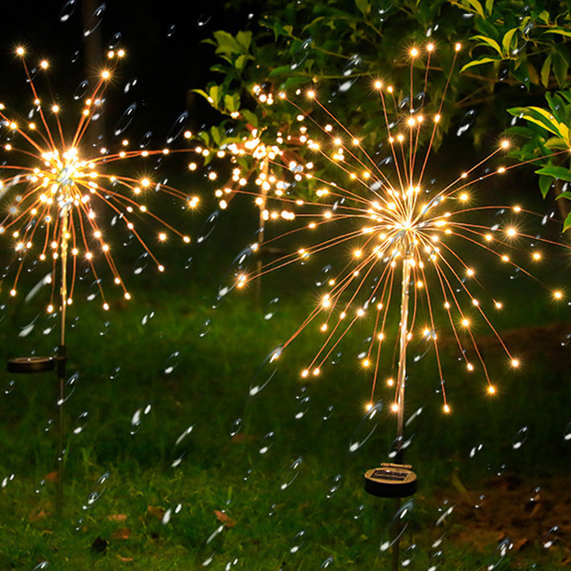 Solarbetriebene LED-Gartenleuchte aus Edelstahl, wasserdicht, für Terrasse und Garten
